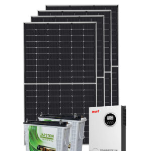Solar Energy System 4 Panels 2 Batteries 200AH Inverter 3500W - Reliable and Efficient Solar Solution