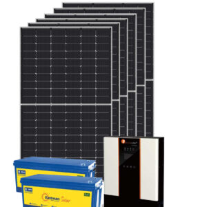 Solar Energy System 6 Panels 2 Lead Carbon Batteries - Reliable and Efficient Solar Solution