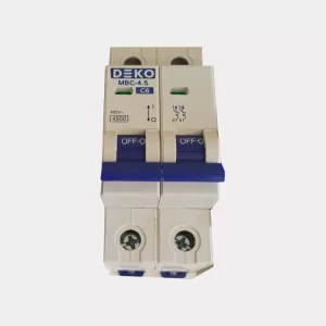 Elevate your solar energy system's reliability with the DEKO C6 Circuit Breaker. Engineered for advanced protection, this breaker prevents overcurrents and short circuits, securing your solar infrastructure.