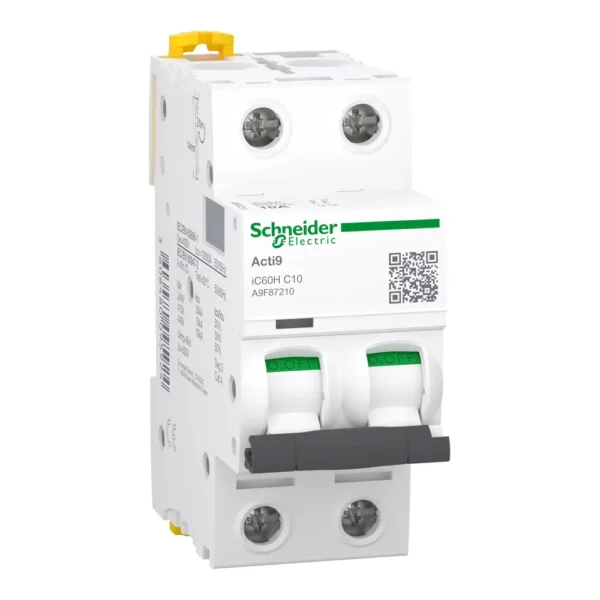 2P 10A C Acti9 iC60N Schneider Circuit Breaker by Schneider Electric