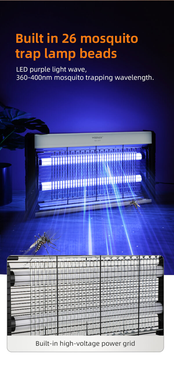 LED Mosquito Fly Trap Killer 4W - Image 2