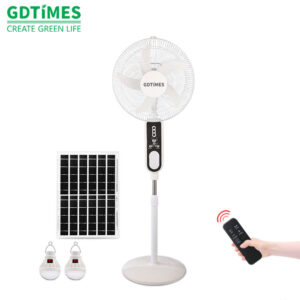 16-Inch Solar Fan with Remote Control