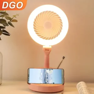 Multifunctional LED Table Fan with Lamp