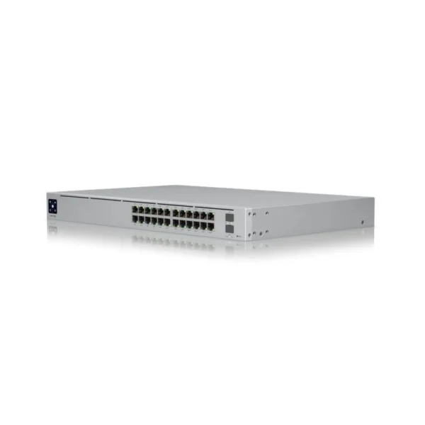 Unifi Ubiquiti 24-Port PoE Switch with 1G 400W and 2 SFP+ 10G Ports