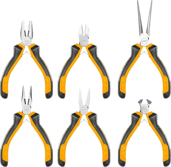 Ingco IG-HMPS06115 6-Piece Mini Pliers Set