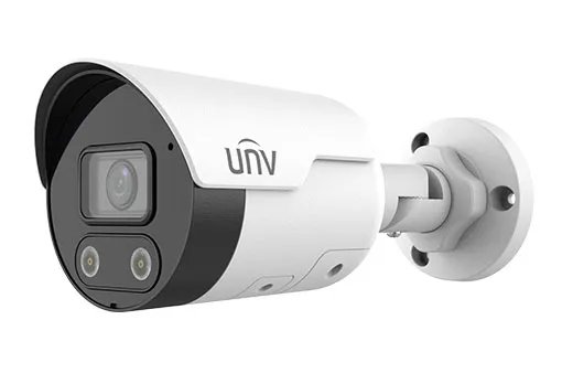 Uniview 4MP Dual-Light IP Bullet Camera, 2.8mm with Audio