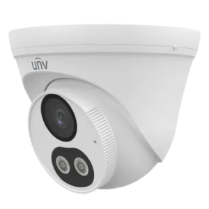 Uniview 4MP Dual-Light IP Turret Camera, 2.8mm with Audio